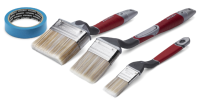 Elite fasadpenselset med tejp